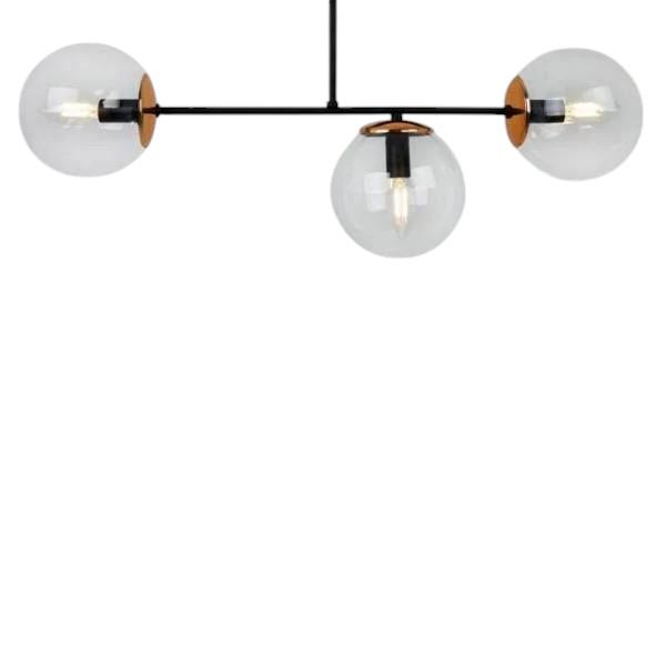 Подвесной светильник Tuluza 3 D15 G9 Сopper/Transparent (PL-0002802 M/TRANSPARENT Сopper)