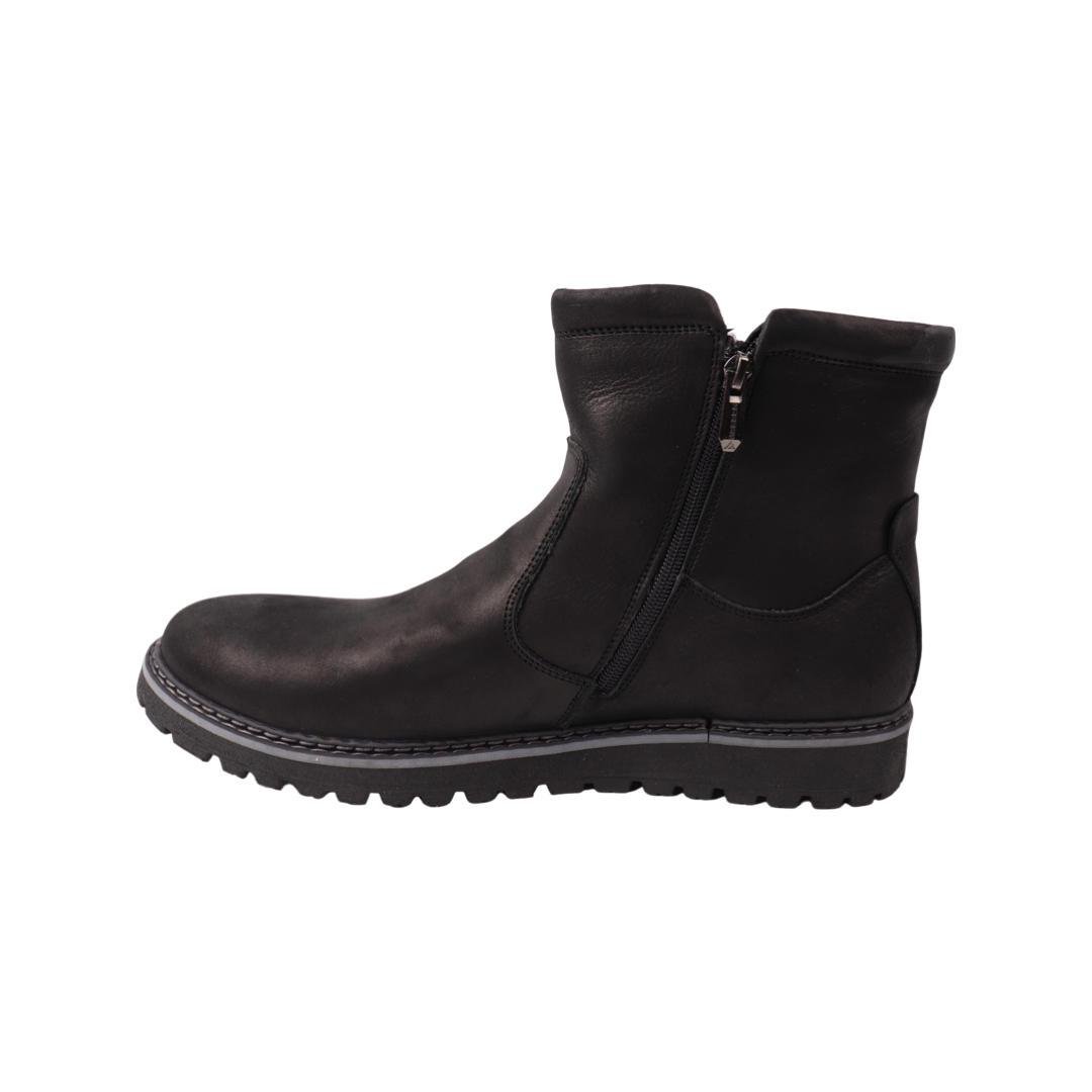 Черевики чоловічі Konors зі шкіри р. 48 Чорний (605-22ZHC)