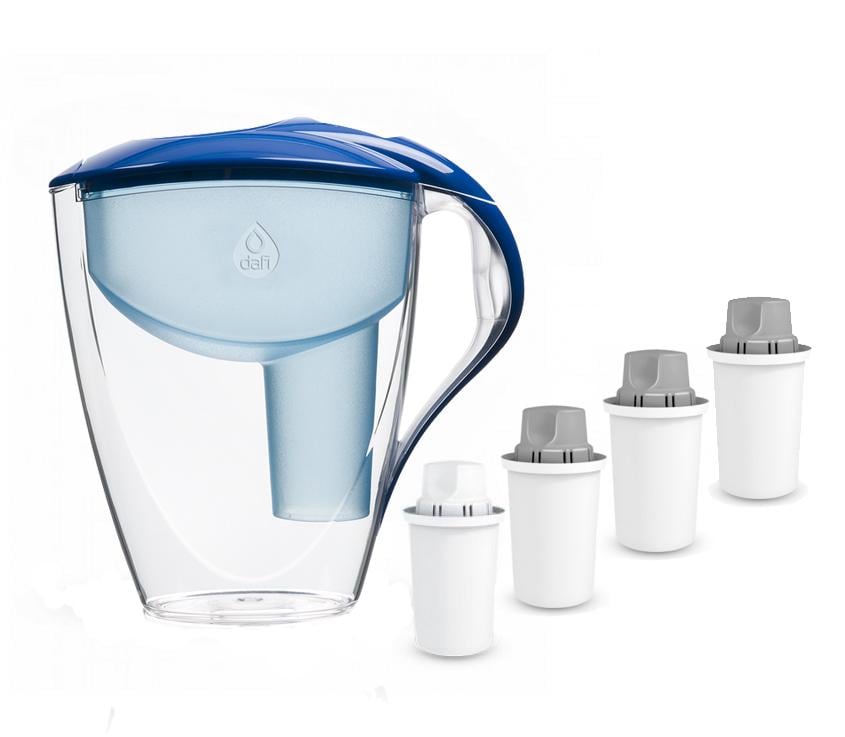 Фільтр-глечик DAFI Astra Classic та 4 картриджі Dafi Classic Блакитний (9812362)