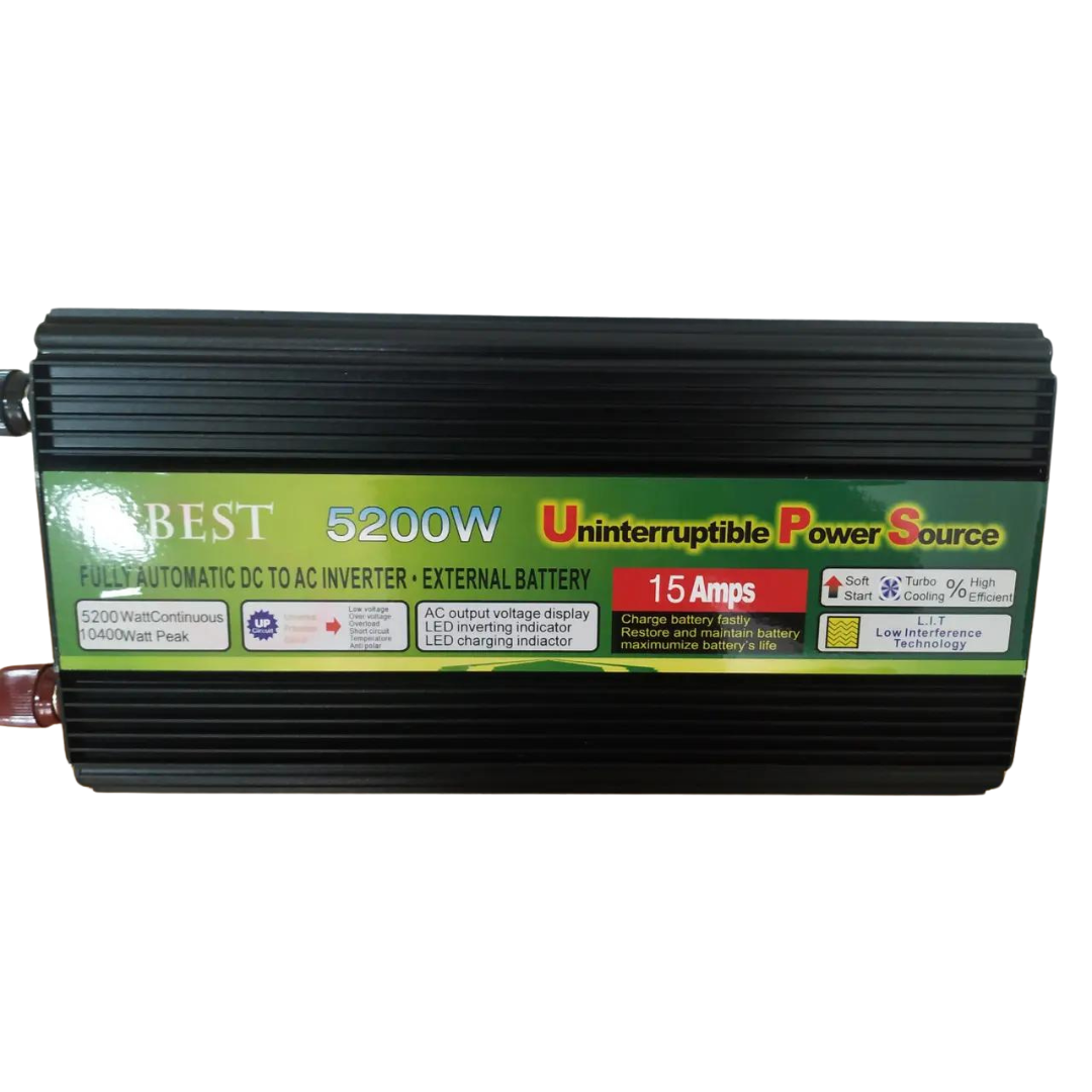 Преобразователь Wimpex Power Inverter WX-5200W UPS с автоматикой 12V - фото 1 Преобразователь Wimpex Power Inverter WX-5200W UPS с автоматикой 12V - фото 1