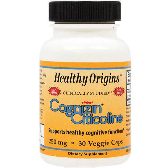 Комплекс для профилактики работы головного мозга Healthy Origins Cognizin Citicoline 250 мг 30 Veg Caps HO42022
