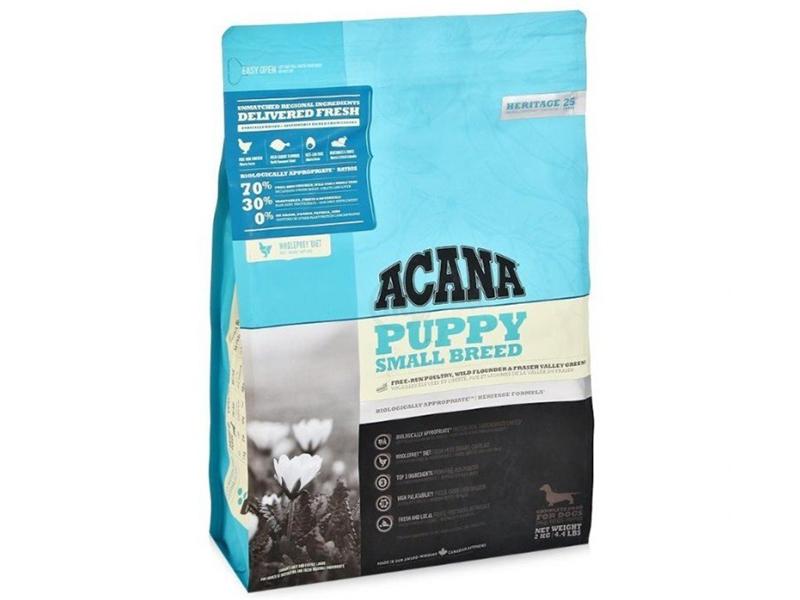 Корм беззерновой Acana Puppy Small Breed для щенков малых пород 2 кг (26450)