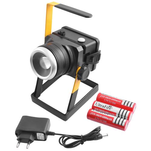 Фонарь кемпинговый 2143-T6 3x18650 ЗУ 220V Zoom Box (2319952297)