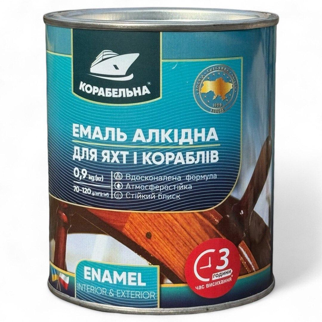 Емаль алкідна Корабельна ПФ-115 0.9 кг Темно-коричневий (23812965)