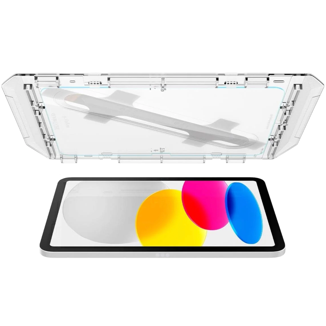 Защитное стекло Spigen Protective Glass Ez Fit for iPad 10.9 2022 (AGL05554) - фото 4