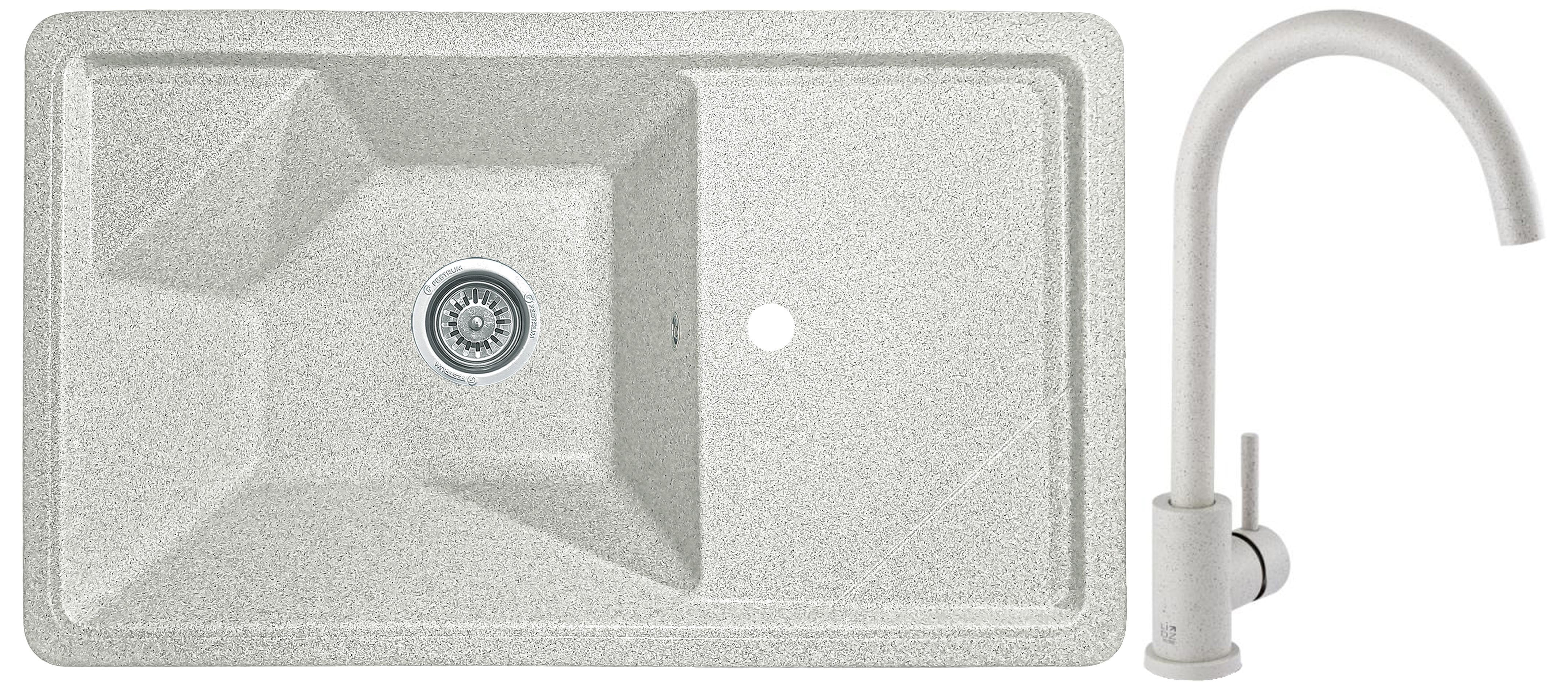 Мийка кухонна Valetti 58C 785х465мм Тера зі змішувачем