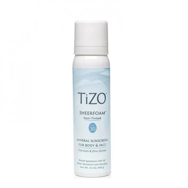 Пенка минеральная солнцезащитная для лица и тела без оттенка TiZO SheerFoam Body & Face Non-Tinted SPF 30 100 г (26160661)