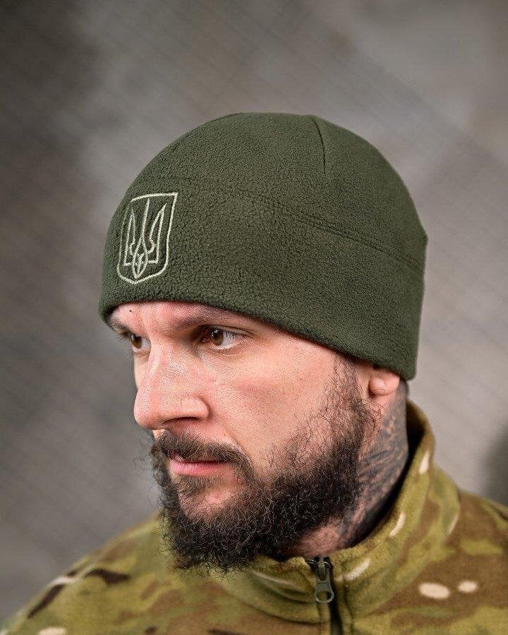 Шапка тактическая флисовая one size Олива (PK1051)