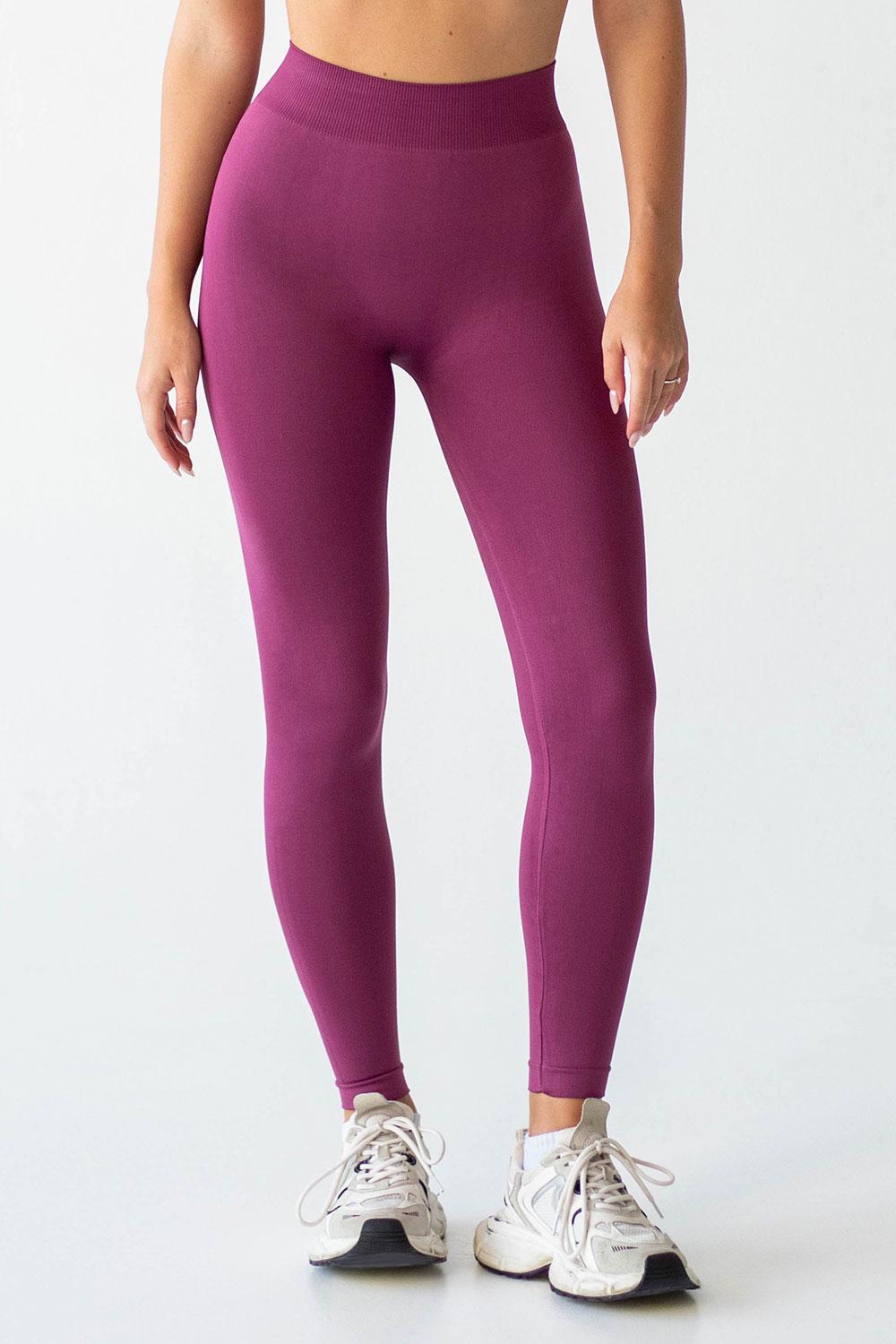 Леггинсы женские Giulia FLEXING LEGGINGS классические бесшовные S/M Beige-domsor