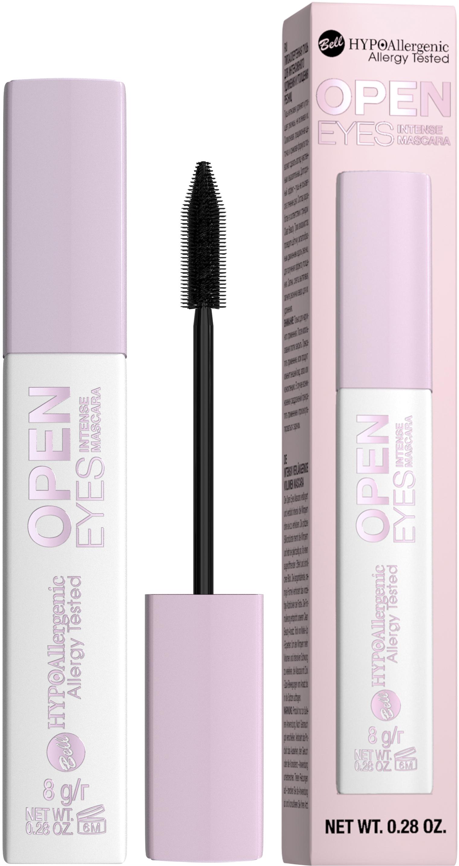 Туш для вій Bell Hypo Allergenic Open Eyes Intense Mascara 8 г (18607) - фото 1