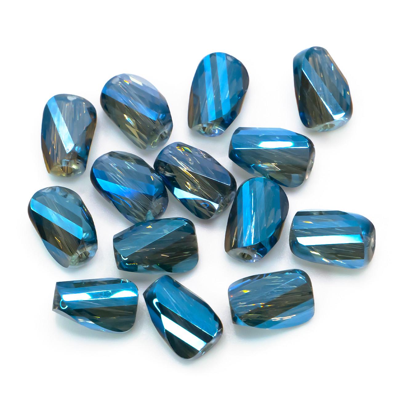 Бусины Хрусталь спираль 4х9 мм в уп. 10 шт. Синий темный (БС0409р13) Бусины Хрусталь спираль 4х9 мм в уп. 10 шт. Синий темный (БС0409р13)