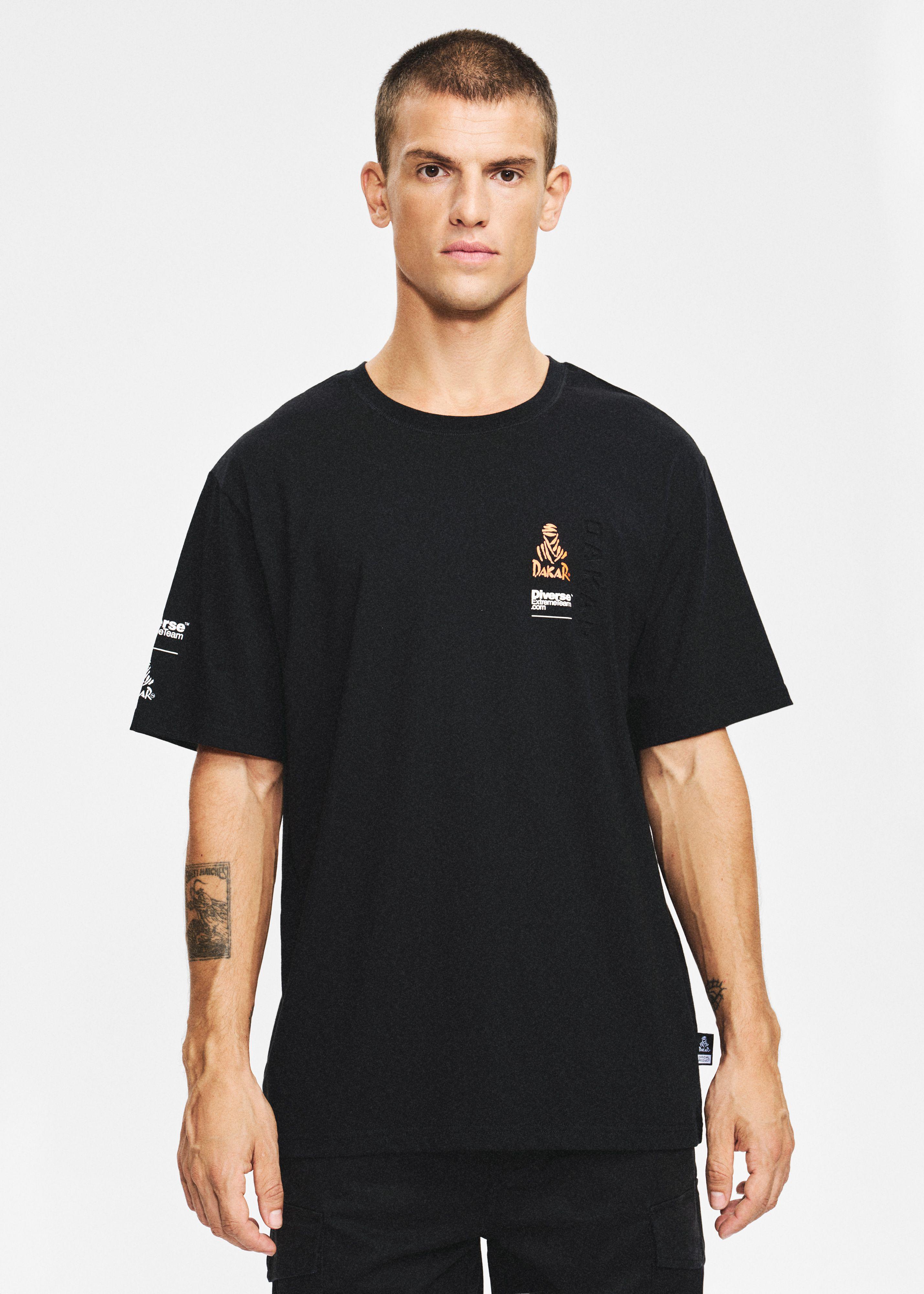Футболка мужская Diverse DKR DES 1525 XL Черный (5905384208873)