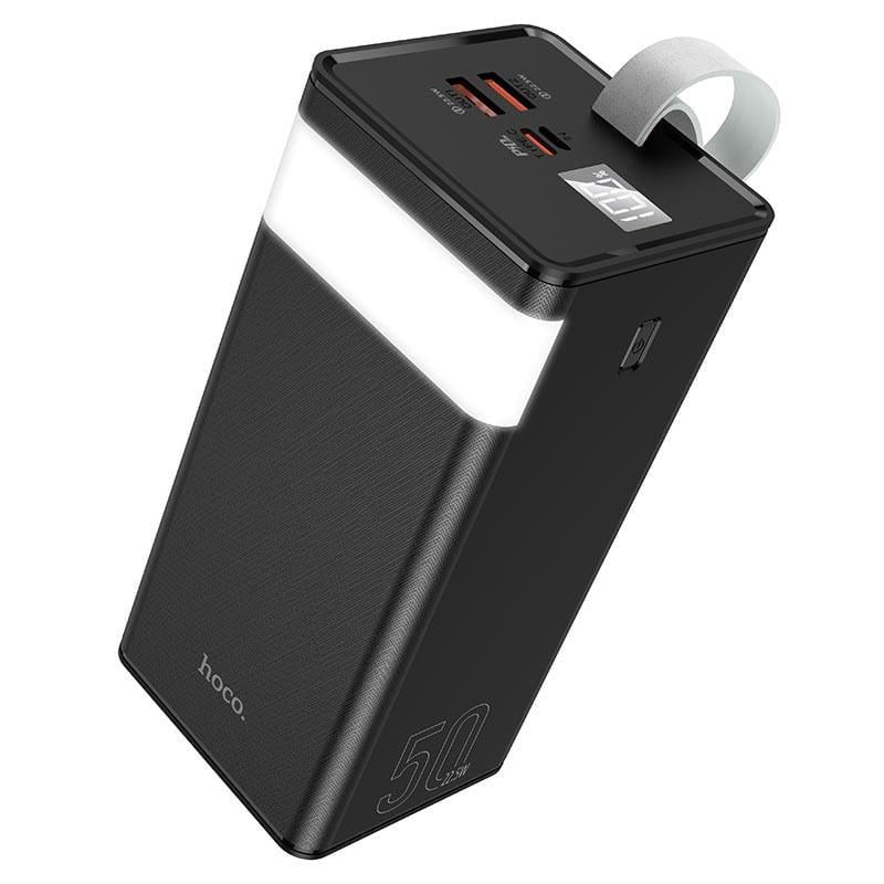 Повербанк Hoco J86A Powermaster 22,5W 50000 mAh з фонариком Black (00000058380_1)