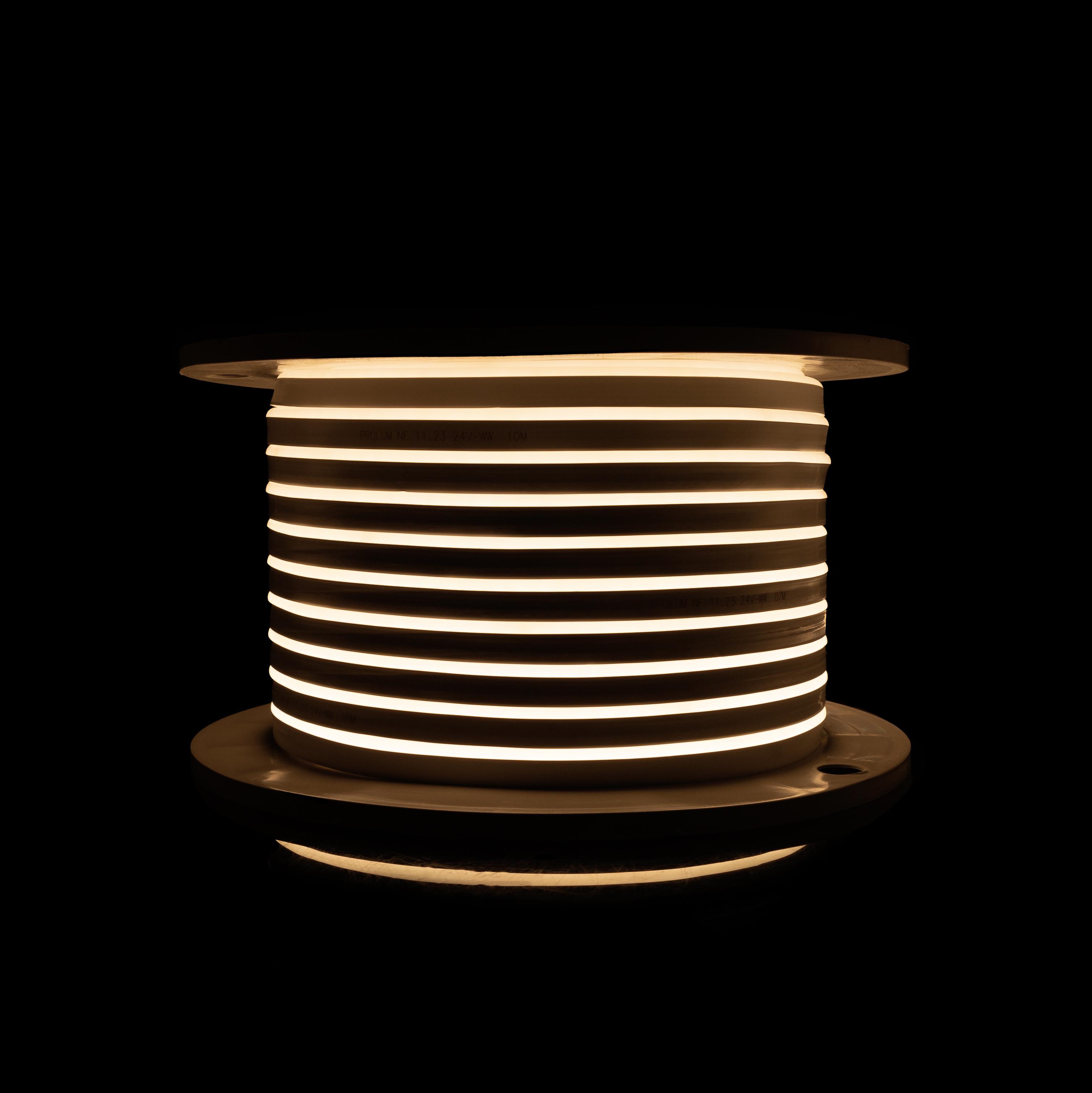 Светодиодная лента неоновая Prolum Series NF 8x16 IP68 24V Теплый белый (150007) - фото 2 Светодиодная лента неоновая Prolum Series NF 8x16 IP68 24V Теплый белый (150007) - фото 2