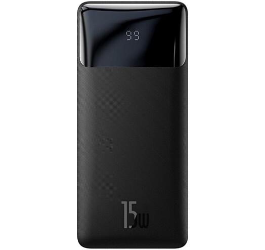 Внешний аккумулятор Baseus 20000 mAh 15 W Black - фото 1