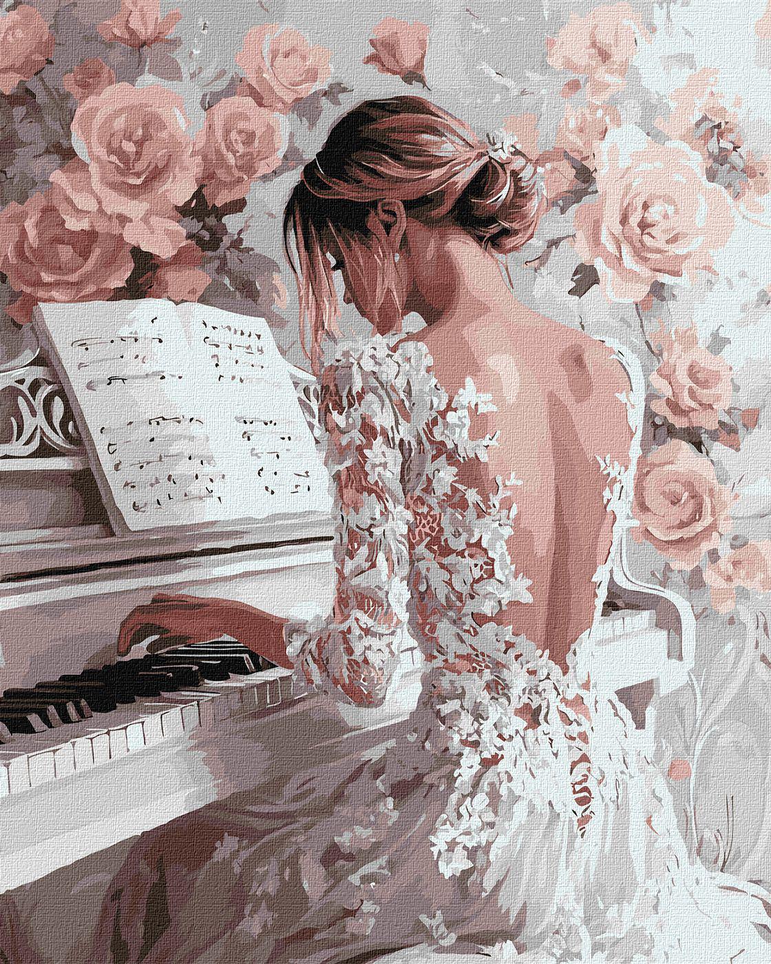 Набір для розпису по номерах Ideyka Елегантний етюд КНО8549 40x50 см (MTT-199527)