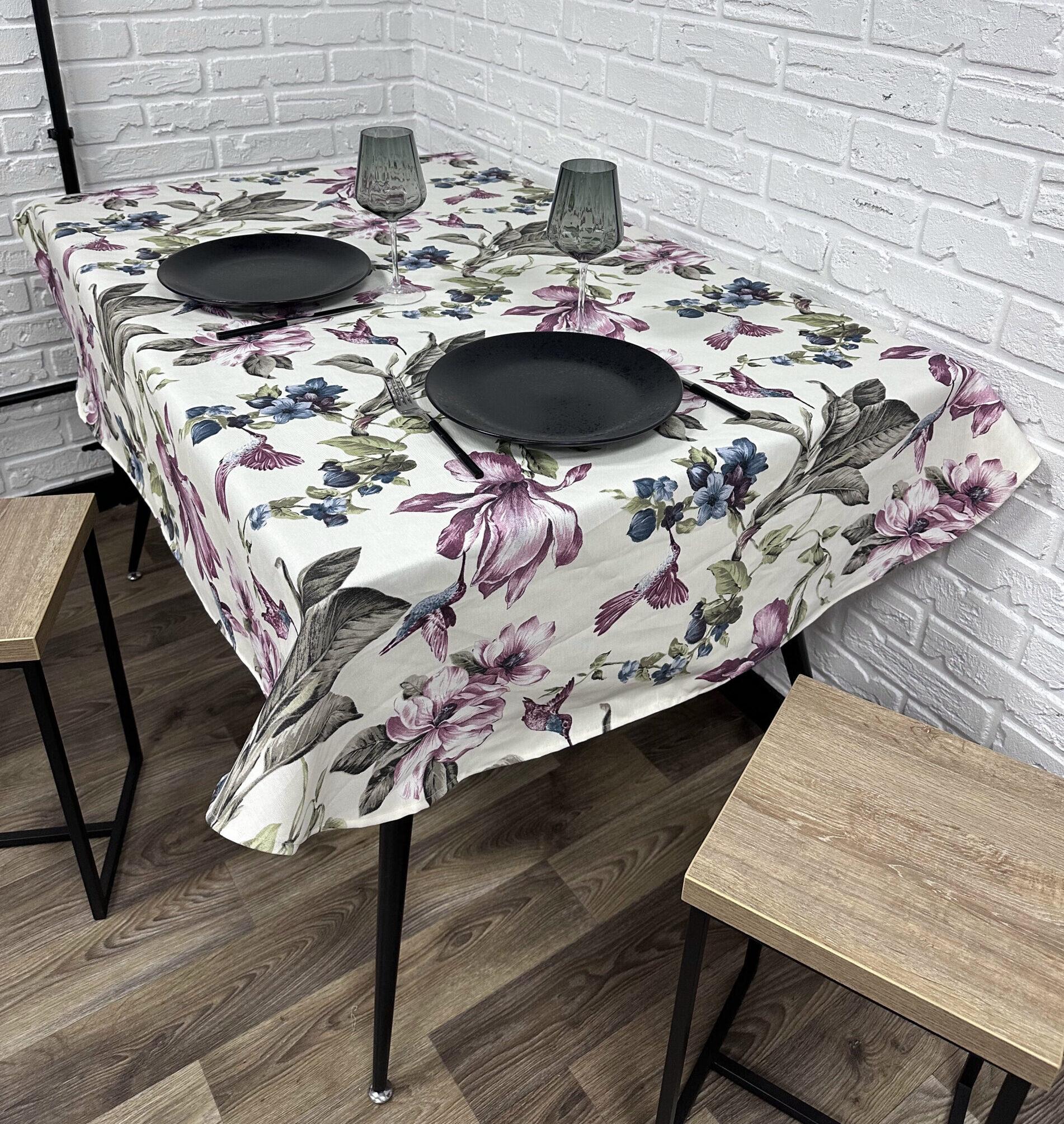 Скатерть Comfort Home Colibri водоотталкивающая с тефлоновым покрытием 140x180 см