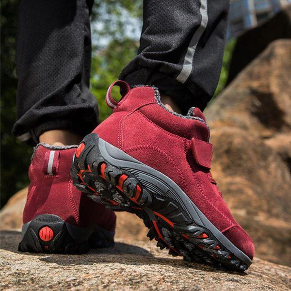 Кроссовки унисекс зимние подкладка и стелька из плюша KA00605-7 р. 39 24 см Красный (KA00605-7) - фото 4