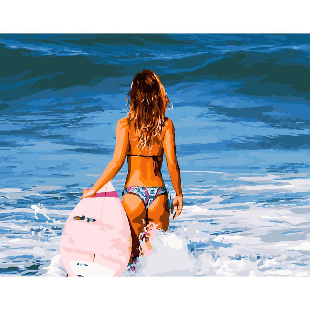 Картина за номерами Strateg Преміум Літній серфінг 40x50 см (GS312) Картина за номерами Strateg Преміум Літній серфінг 40x50 см (GS312)