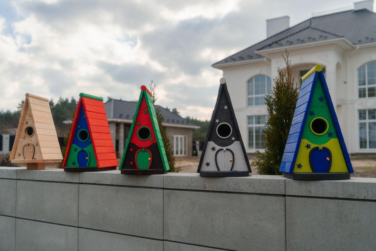 Дом для птиц Андромеда из древесины 325х290х210 мм - фото 3 Дом для птиц Андромеда из древесины 325х290х210 мм - фото 3