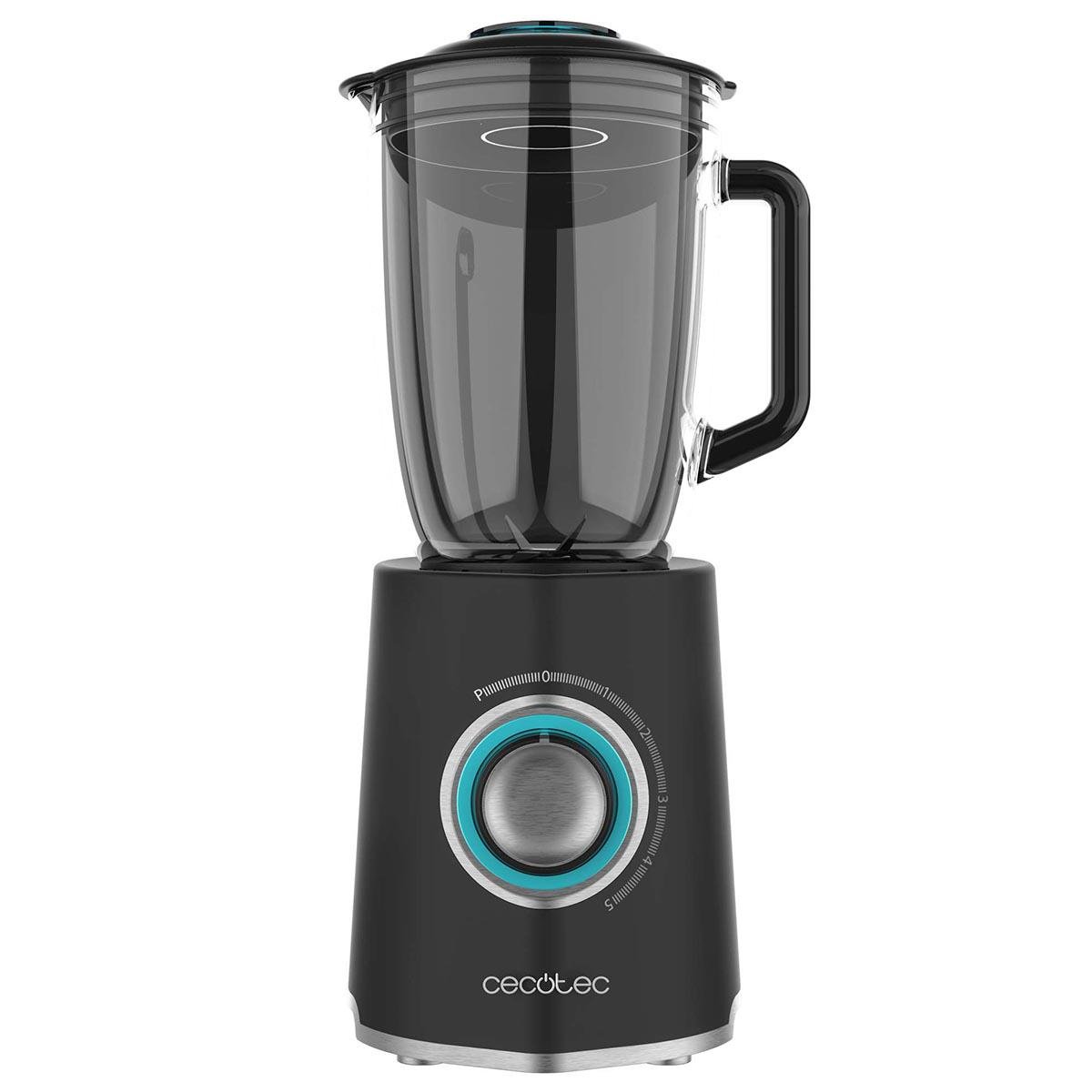 Блендер стационарный Cecotec Power Black Titanium 2000 Max Mix Go 5 скоростей 1,5 л Black (CCTC-04383)
