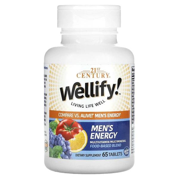 Витаминно-минеральный комплекс 21st Century Wellify! Men's Energy Multivitamin Multimineral 65 Tabs