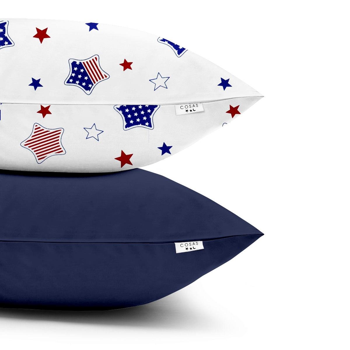 Набір наволочок Cosas Star America Dark Blue 50х70 см 2 шт. (4822052050576)
