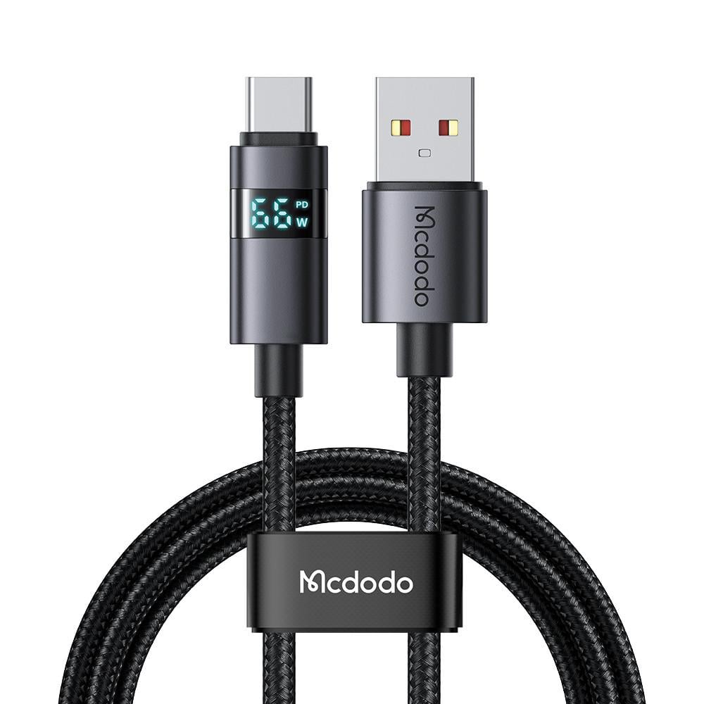 Кабель быстрой зарядки Mcdodo CA-6520 USB-A to Type-C с дисплеем 1,2 м (96872941)