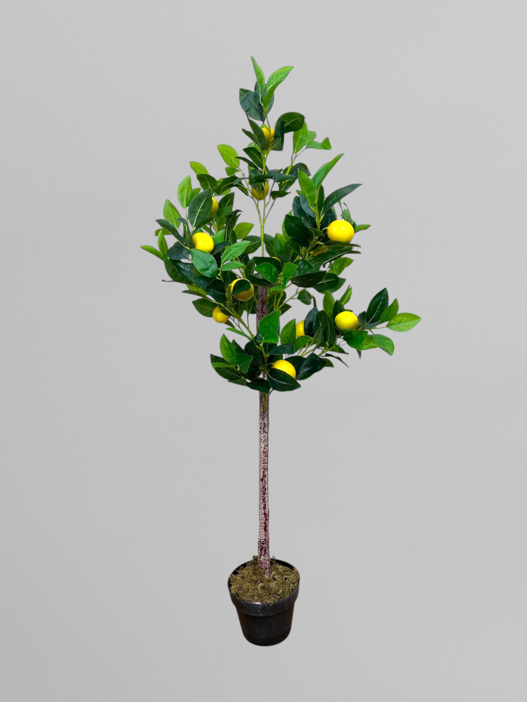 Искусственное лимонное дерево 120 см Желтый (Д04002)