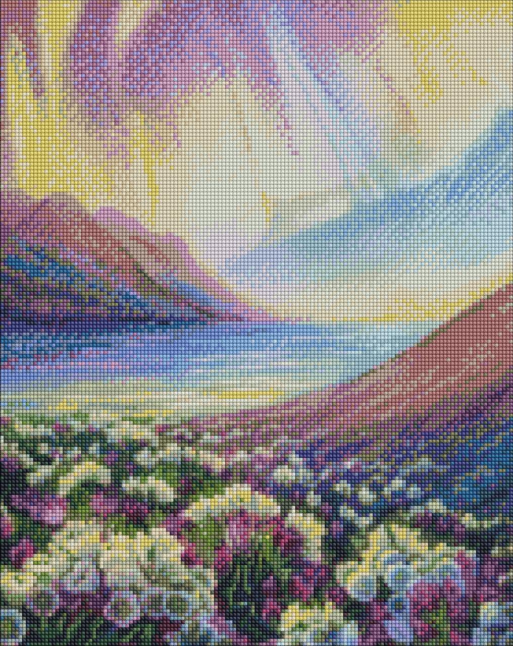 Мозаика алмазная/вышивка Беззаботность пейзаж 40x50 см (AMO7289)