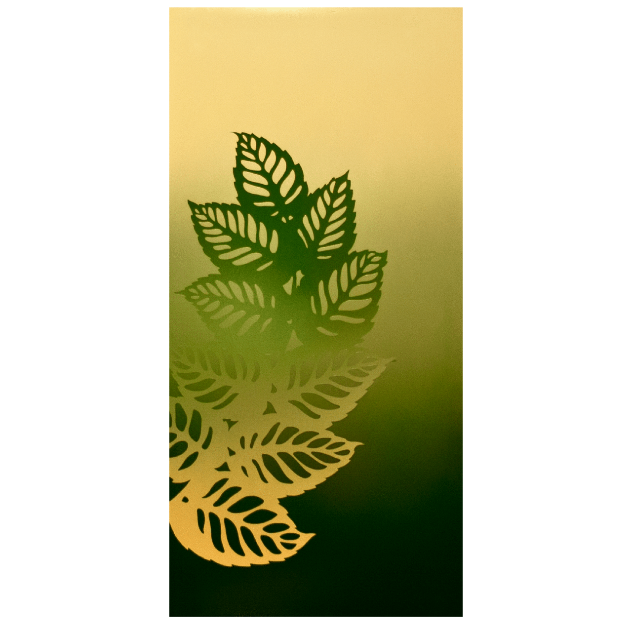 Металокерамічний обігрівач дизайнерський Uden-S-700 Папороть зі шнуром до 14 м2 978х475 мм (25748061)