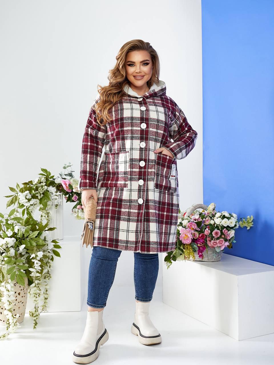 Кардиган женский кашемир на флисе (1362/к6466) - фото 5