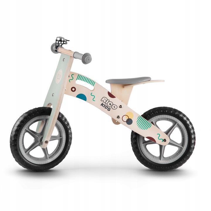 Беговел деревяный Ricokids RC-610 с сумкой и звонком (7610) - фото 3