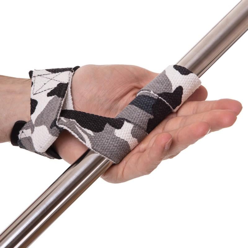 Лямки для тяги Zelart SB-167069 полиэстер 52х3,8 см 2 шт. Серый камуфляж (SB-167069) - фото 2 Лямки для тяги Zelart SB-167069 полиэстер 52х3,8 см 2 шт. Серый камуфляж (SB-167069) - фото 2