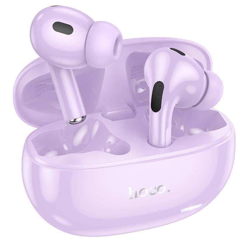 Навушники беспроводные Hoco EW60 Norman true wireless BT headset Фиолетовый