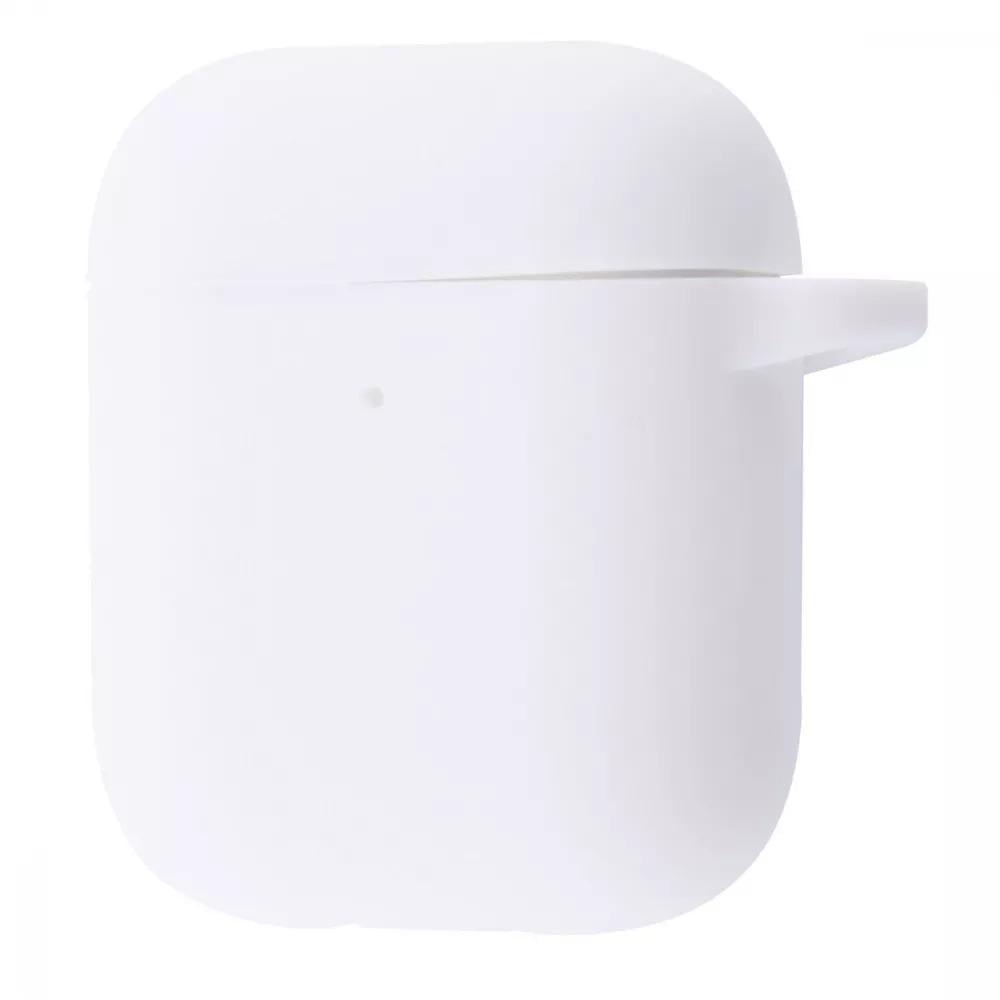 Чохол для навушників PRC Silicone Case for AirPods 1/2 White (589809) - фото 1