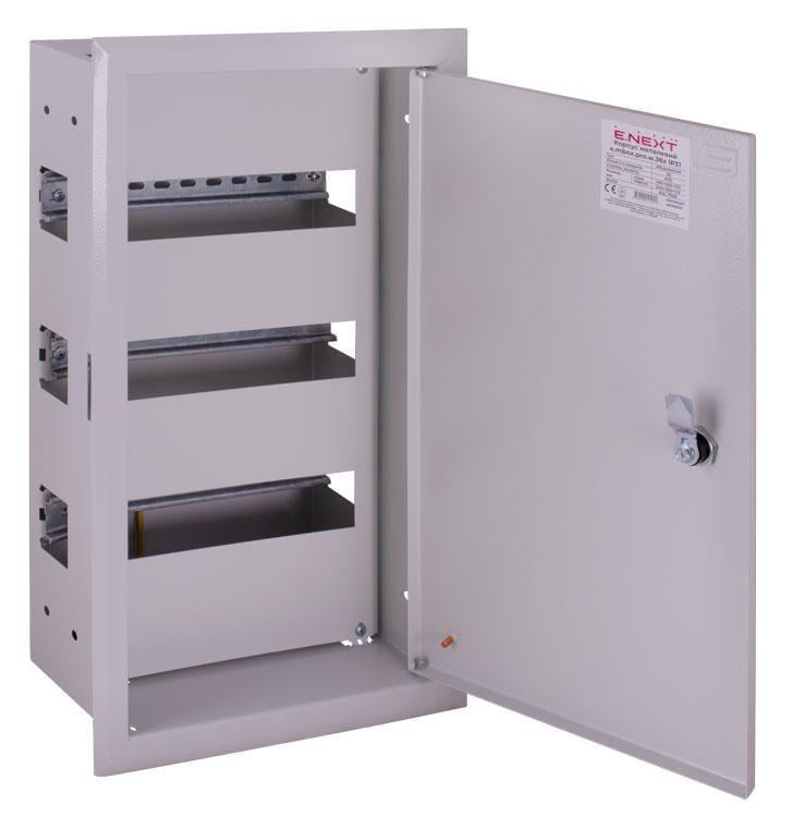 Щит распределительный E.NEXT e.mbox.pro.w.36 36 модулей IP31 встраиваемый металлический 540х330х120 мм (p0100211)