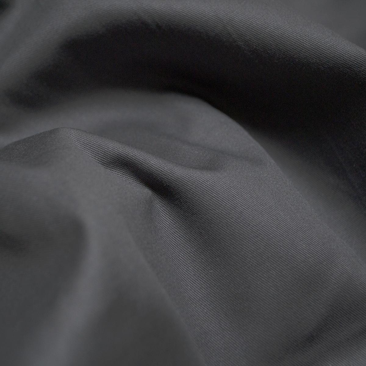 Простынь на резинке с наволочками Lotus Home Leona Premium сатин 160x200/50x70 см 2 шт. Антрацитовый (svt-2000022335737) - фото 3