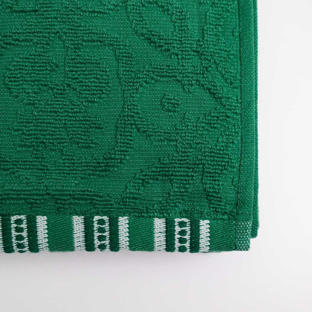 Рушник махровий GM Textile з орнаментом 50х90 см 400 г/м2 Зелений (rmo400-90-green) - фото 2 Рушник махровий GM Textile з орнаментом 50х90 см 400 г/м2 Зелений (rmo400-90-green) - фото 2