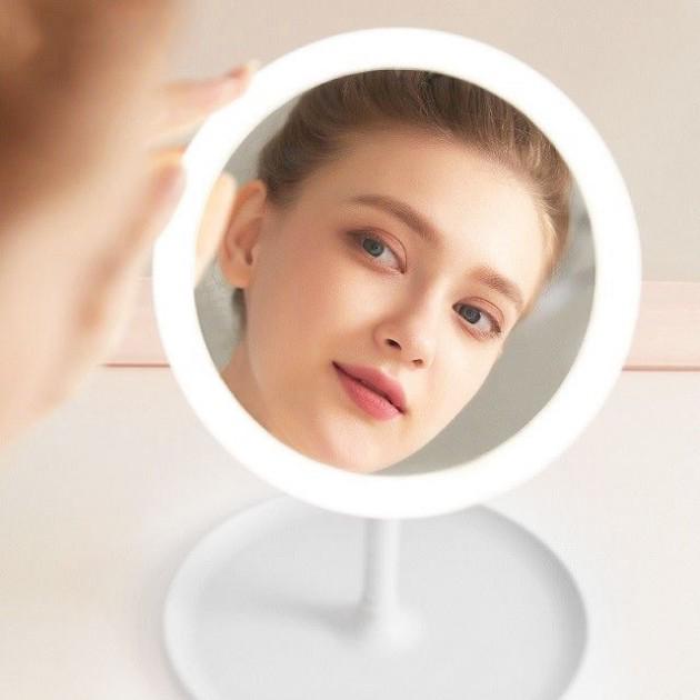 Дзеркало для макіяжу Smart Touch Magnifying сенсорне з LED підсвічуванням Білий - фото 8