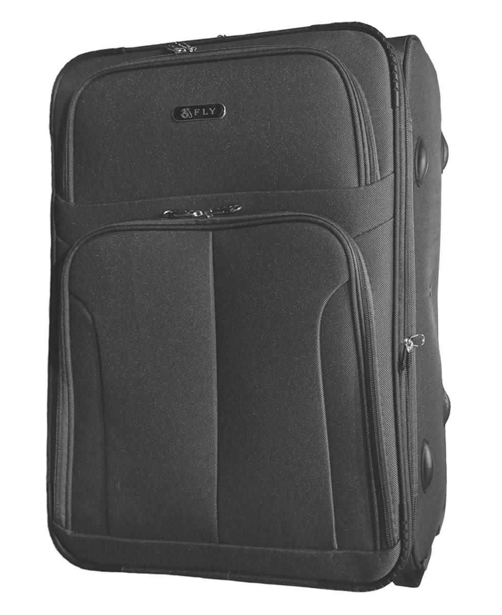 Чемодан тканевый FLY 8303 средний 2 колеса Серый (Ft00044)