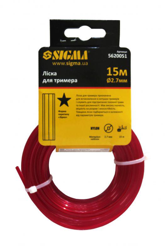 Ліска тримерна 2,7 мм кругла 15 м (1635)