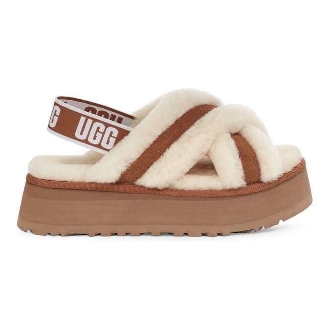 Угги женские UGG Disco Cross Slides р. 36 Chestnut (1121550) - фото 2 Угги женские UGG Disco Cross Slides р. 36 Chestnut (1121550) - фото 2