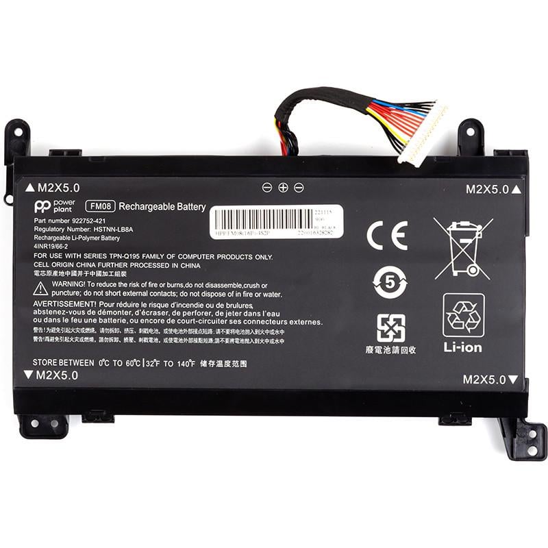 Аккумулятор Power для ноутбуков HP Omen 17 FM08 14,8V 5200 mAh/16 pin (2477884980)