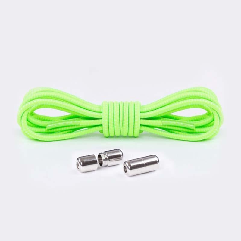 Шнурки резиновые с металлическим зажимом Салатовый (25400497)