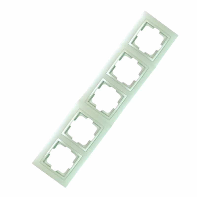 Рамка 5-ная Mono Electric DESPINA Жемчужный (102-250000-164) Рамка 5-ная Mono Electric DESPINA Жемчужный (102-250000-164)