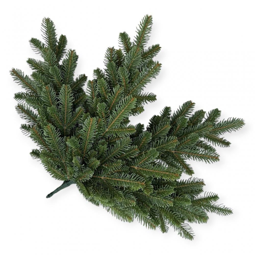 Гілка лита широка в формі липи ПЛАСТМАКС 50x60 см Зелений (3050)