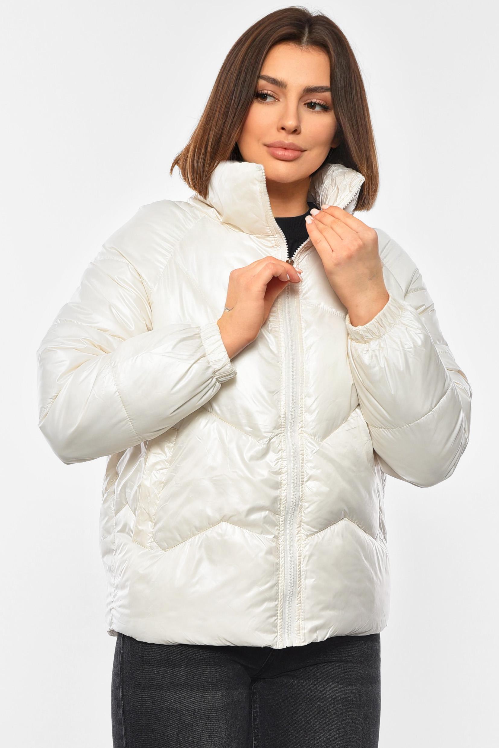 Куртка жіноча демісезонна XL Білий (193734) - фото 2
