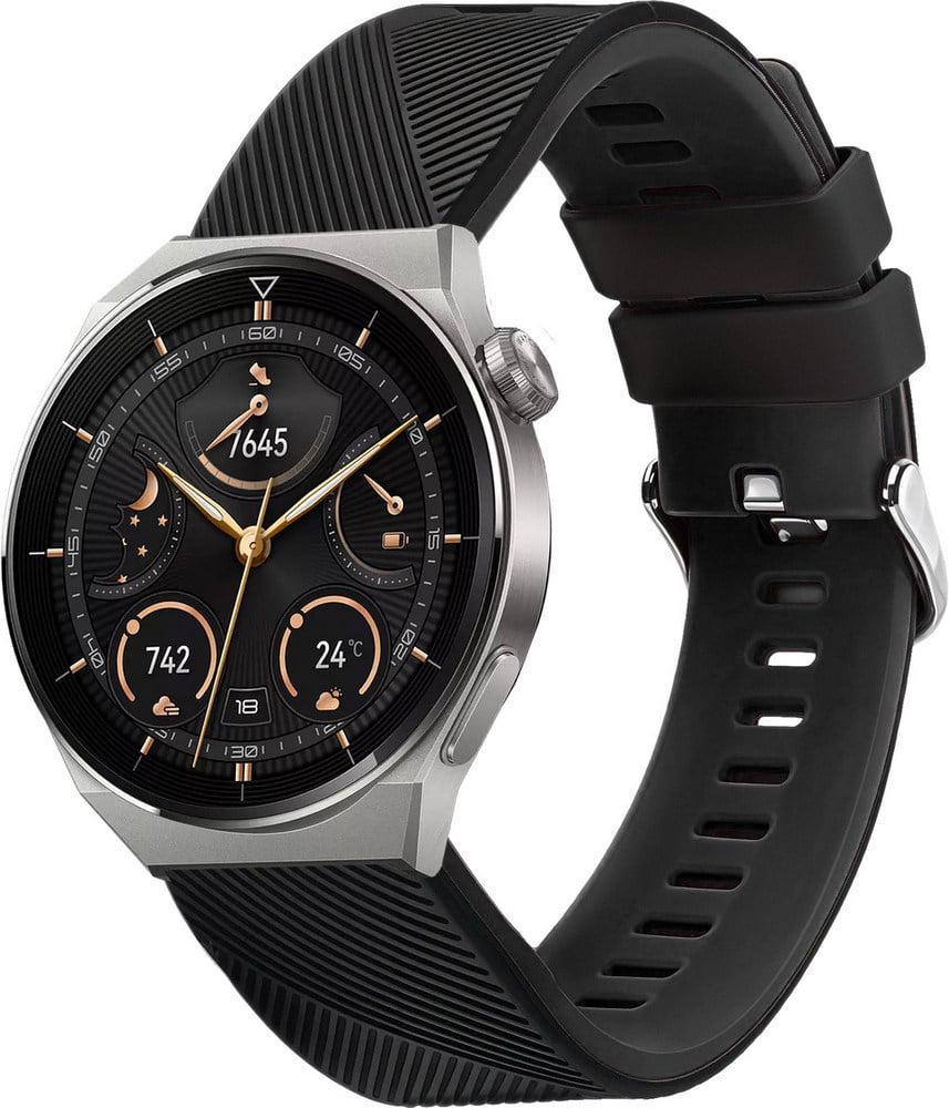 Ремешок Luminic для Huawei Watch GT3 Pro 46 мм Black (37335-2B)