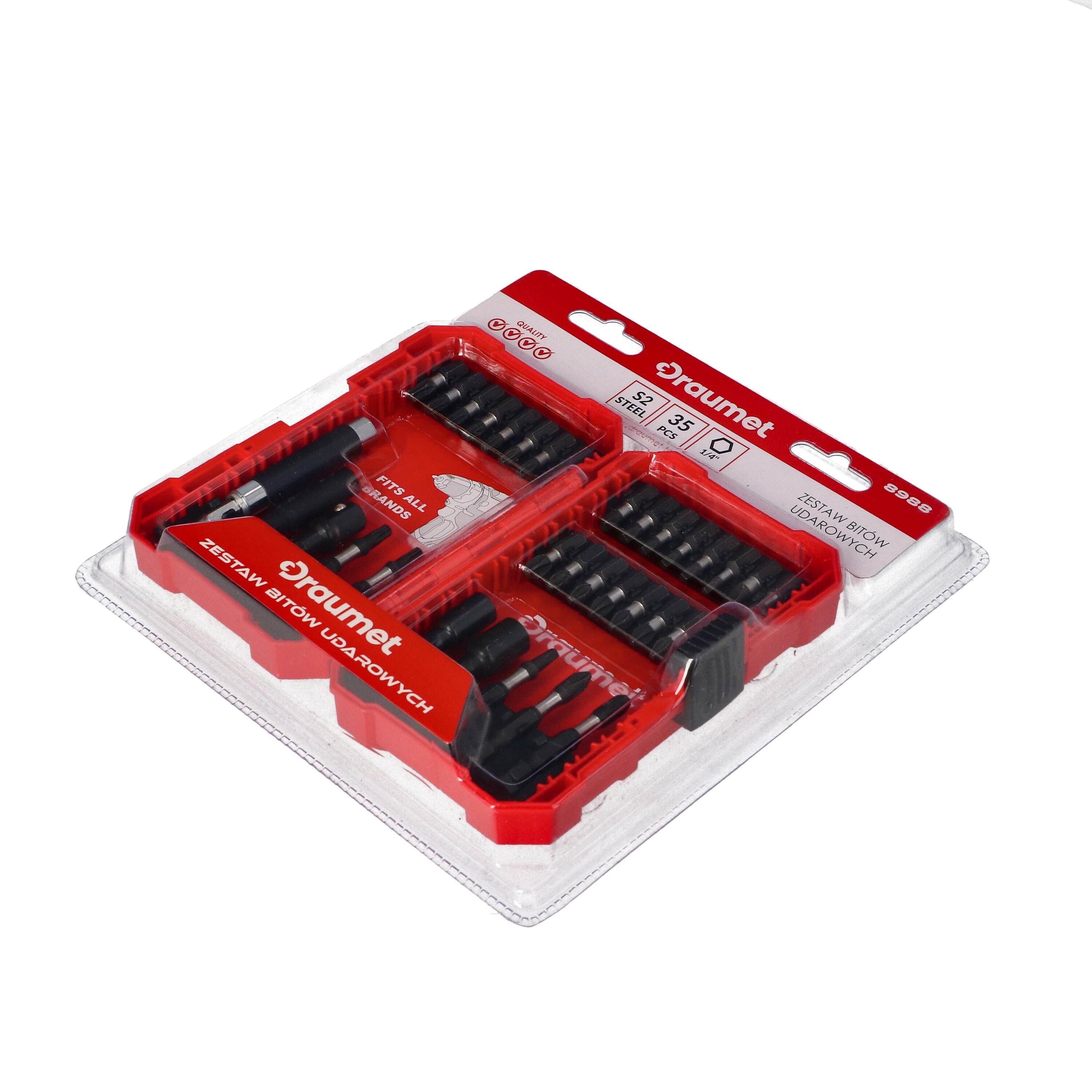 Набір професійних ударних біт Draumet 34 пр. (E8988) - фото 2 Набір професійних ударних біт Draumet 34 пр. (E8988) - фото 2